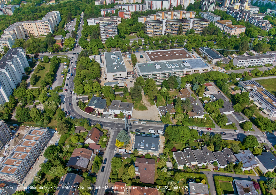 07.06.2023 - Baustelle zur Grundschule am Karl-Marx-Ring in Neuperlach